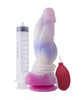 Wild Bulging Incubus Squirting Fantasy Dildo
