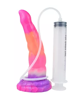 Wild Insatiable Behemoth Glow in the Dark Squirting Fantasy Dildo