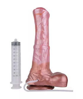 Wild Magnificent Stallion Squirting Fantasy Dildo with Balls