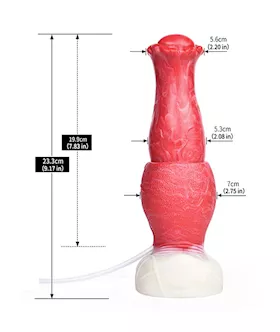 Wild Bulging Kobold Squirting Fantasy Dildo