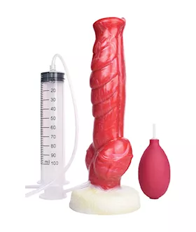 Wild Colossal Dragon Knotted Squirting Fantasy Dildo