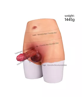 Skin-like Silicone Penis Shorts