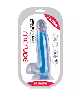 Mr Rude Glow In The Dark Dildo