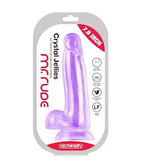 Mr Rude Veiny Crystal Jellies Dildo