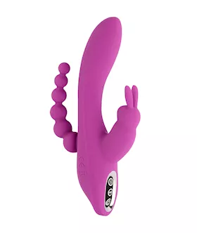 Pleasure Luxury Triple Stim Rabbit Vibrator