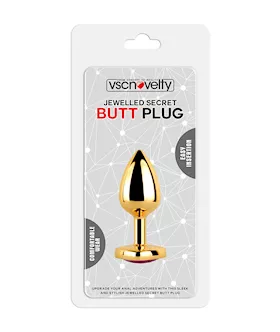 Jewelled Secret Heart Butt Plug