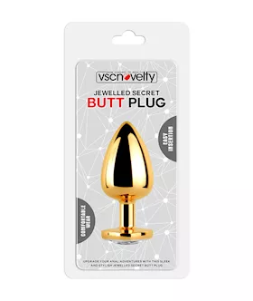 Jewelled Secret Heart Butt Plug