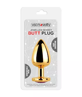 Jewelled Secret Heart Butt Plug