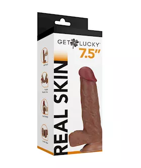 Get Lucky Real Skin Dildo