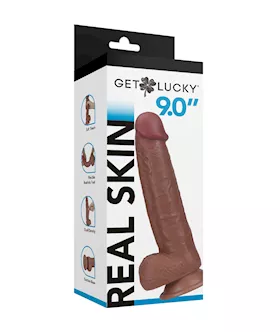 Get Lucky Real Skin Giant Dildo