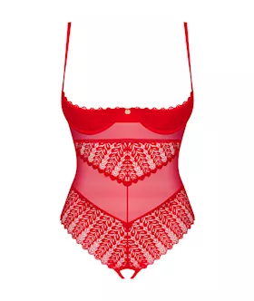 Obsessive Ingridia Crotchless Teddy