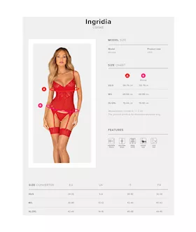Obsessive Ingridia Corset & Thong