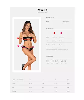 Obsessive Roxelia Bikini Crotchless Set
