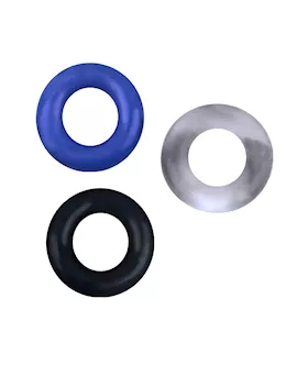 Triple Cock Ring Set