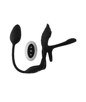 Kinki Arma Vibrating Cock Ring And Anal Egg With Remote