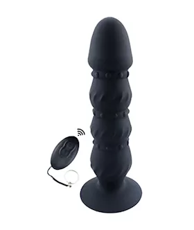 Remote Controlled Bumpy Butt Plug Vibe