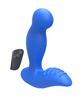 Seamless Brawny Bulb Remote Controlled Vibrating Prostate Massager
