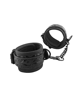 Restrain Me Pyramind Pattern Ankle Cuffs