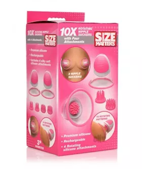 Size Matters 10x Rotate Nipple Suckers