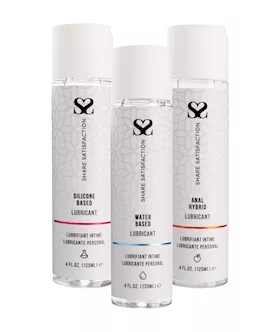Share Satisfaction Lubricant Full Bundle 3 Pack