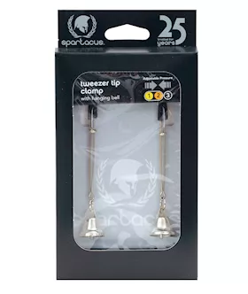 Spartacus Adjustable Tweezer Nipple Clamps W/bells