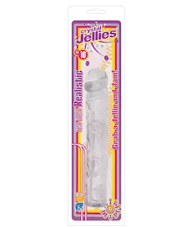 Crystal Jellies 10" Classic Dildo - Clear