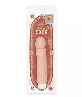 Quivering 8" Cock Vibe - White