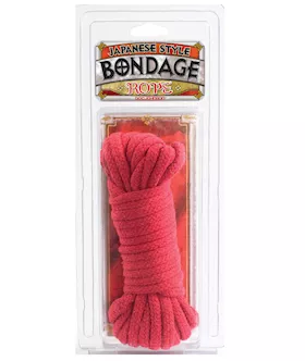 Japanese Style Bondage Cotton Rope - Red