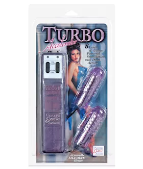 Pocket Exotics Turbo 8 Accelerator Double Bullets - Purple