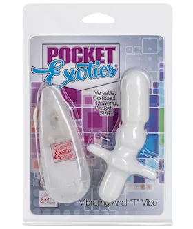 Pocket Exotics Anal T Vibe - Ivory