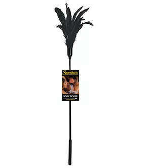 Sportsheets Body Tickler Starburst Feather - Black