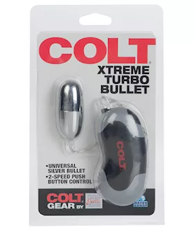 Colt Xtreme Turbo Bullet Power Pack Waterproof - 2 Speed Silver