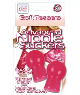 Nipple Play Advanced Nipple Suckers - Pink