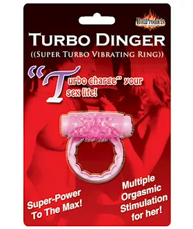 Humm Dinger Turbo Vibrating Cockring - Magenta