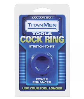 Titanmen Tools Cock Ring - Blue