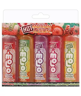Hot Motion Lotion Kit - 1 Oz Asst. Flavors Pack Of 5