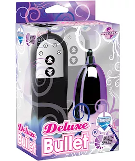 Deluxe Bullet Waterproof Vibe - Mutli-speed Purple