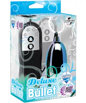 Deluxe Bullet Waterproof Vibe - Mutli-speed Blue