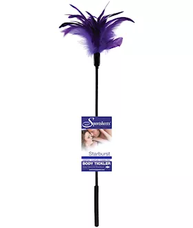 Sportsheets Body Tickler Starburst Feather - Violet