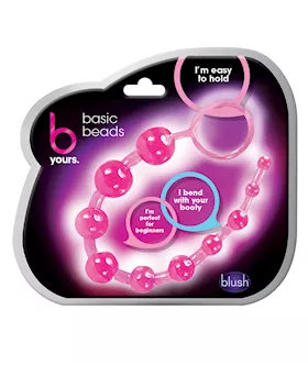 Blush B Yours Basic Anal Beads - Pink