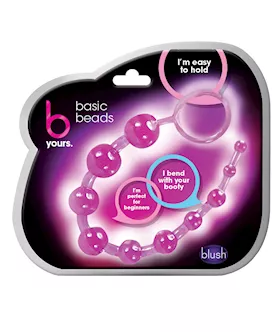 Blush B Yours Basic Anal Beads - Purple