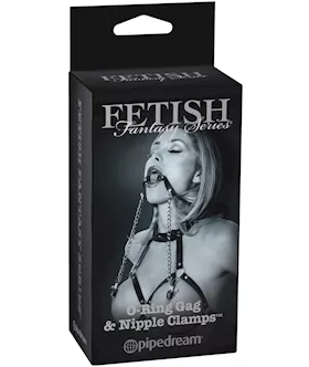 Fetish Fantasy Limited Edition O-ring Gag & Nipple Clamps