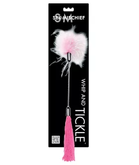 Sex & Mischief Whip & Tickle - Pink/white