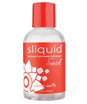Sliquid Naturals Swirl Lubricant - 4.2 Oz  Cherry Vanilla