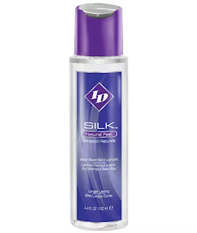 Id Silk Natural Feel Lubricant - 4.4 Oz Flip Cap Bottle