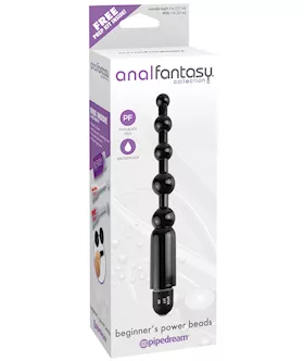 Anal Fantasy Collection Beginners Power Beads - Black