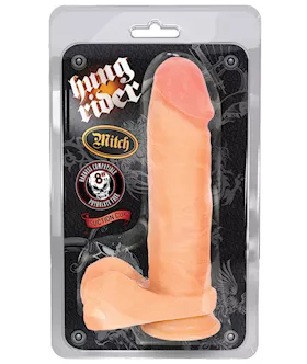 Blush Hung Rider Mitch 8" Dildo W/suction Cup - Flesh