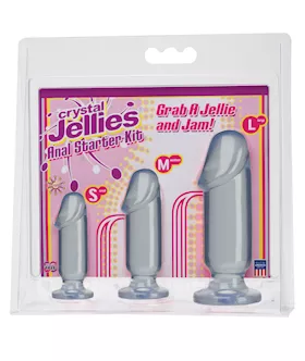 Crystal Jellies Anal Starter Kit - Clear