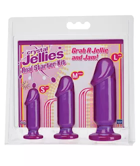 Crystal Jellies Anal Starter Kit - Purple