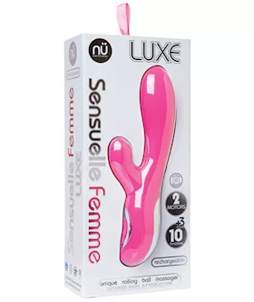 Nu Sensuelle Femme Luxe 10 Fun Rabbit Massager - Pink